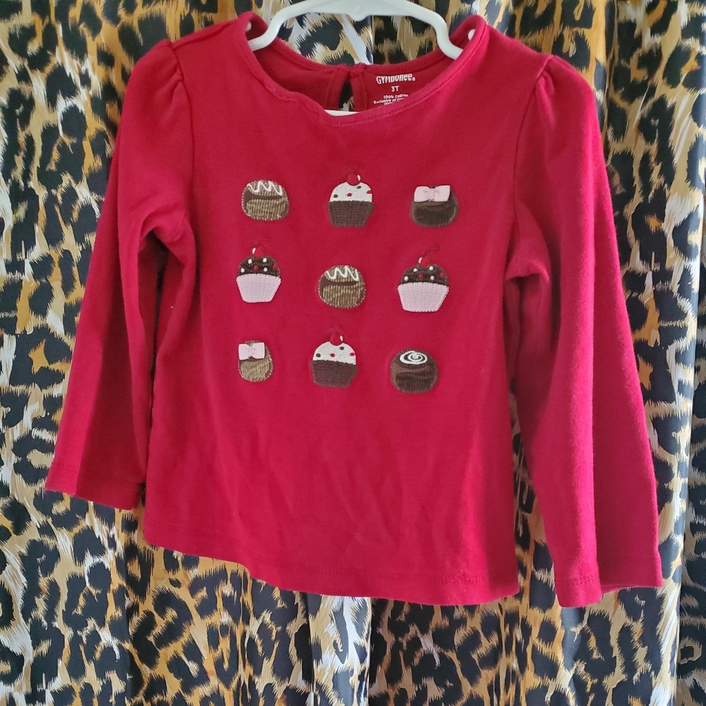 Cupcakes Long Sleeve Top